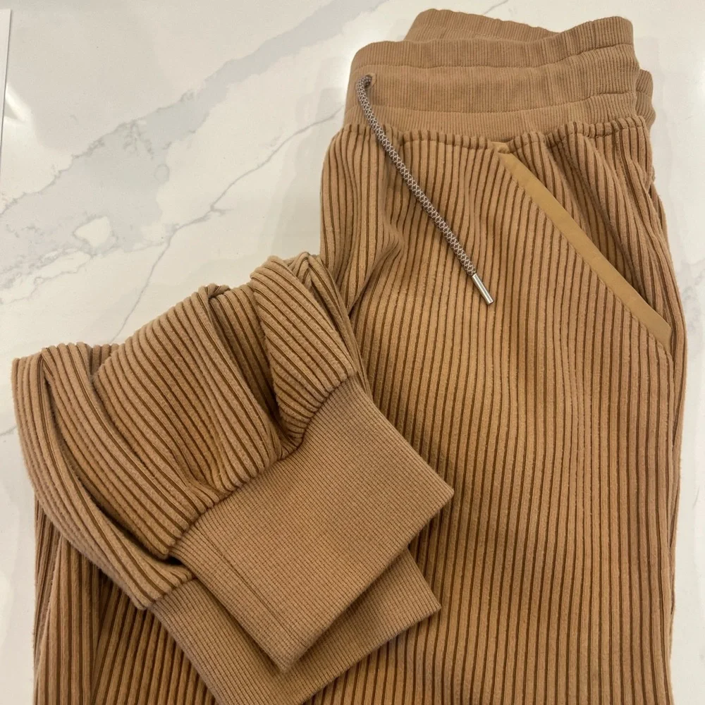 Varley Tan Ribbed Track Jacket - Picture 2 of 5